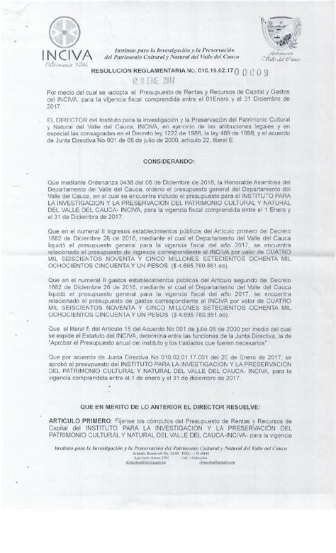 PDF INCIVA Instituto para la Investigación y la Preservación del