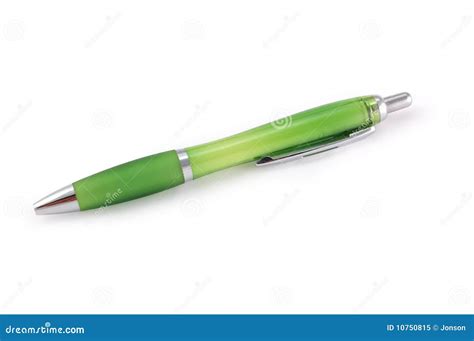 Green Pen Stock Image Image Of Element Accomplished 10750815