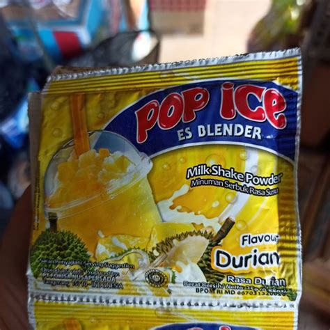 Jual Minuman Bubuk Pop Ice Rasa Durian Shopee Indonesia