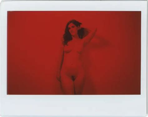 Instax Nude Photo French Model Brunette Girl Original Fuji Wide