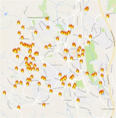 This map shows the horrifying amount of fires being started ...