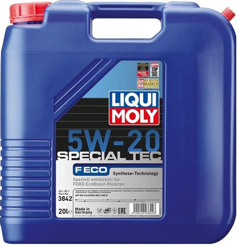 Olej Silnikowy LIQUI MOLY Secial TEC F Eco 5W 20 20L Opinie I Ceny Na