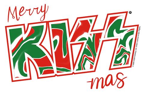 Merry Kissmas Christmas Kiss The Logo Red Poster Painting By Matilda