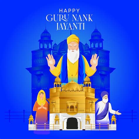 Premium Vector Guru Nanak Jayanti Creative Vector