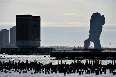 Waters Soul Sculpture Editorial Stock Photo Image Of Hoboken 273696468