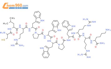 213457 58 0 L Lysinamide L Cysteinyl L Leucyl L Arginyl L Tryptophyl L