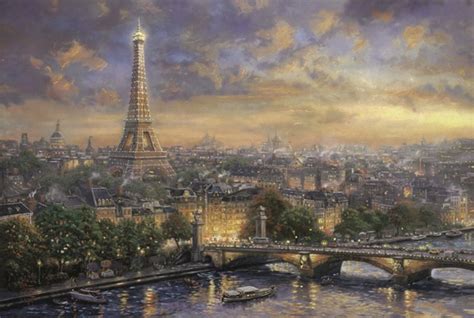 PQ Puzzle 1000 el THOMAS KINKADE Paryż miasto miłości teraz GRY