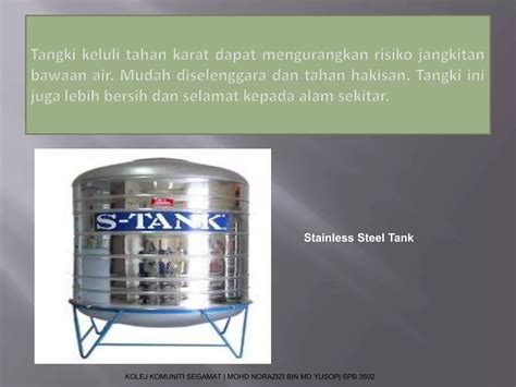 Pemasangan Tangki Air Ppt