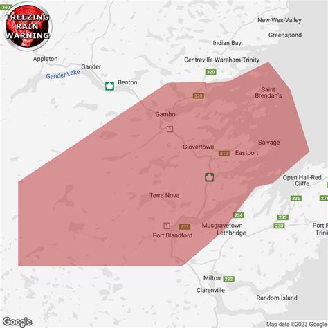 Freezing Rain Warning Issued