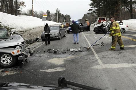 Three Car Accident Sends Three To Hospital New Hampshire