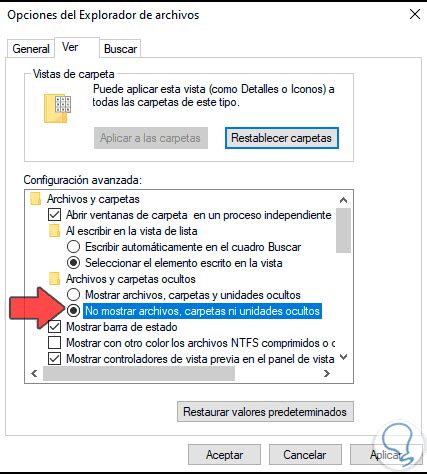 Ocultar carpetas en Windows 10 2021 Menú y CMD Solvetic