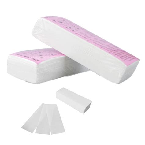 100 Pcs Pack Beauty Hair Removal Depilatory Paper Roll Waxing Nonwoven