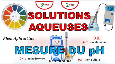 CHIMIE Le PH Des Solutions Aqueuses Echelle De PH Importance Du PH