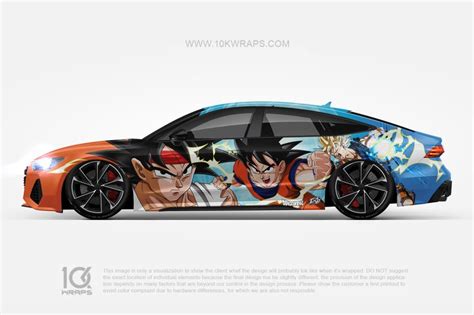 Dragon Ball Z Car Wraps Made With Top M Vinyl Kwraps