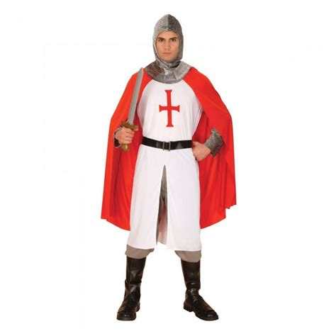 Bristol Novelty Unisex Adults Knight Crusader Costume Discounts On