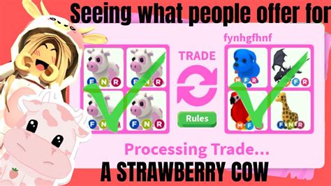 Strawberry Cow Trading Surprise What People Trade For A Neon