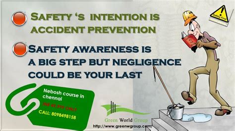 Safety Awareness Is A Big Step But Negligence Could Be Your Last For