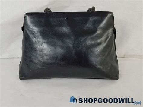 Hobo International Black Leather Large Shoulder Handbag ShopGoodwill