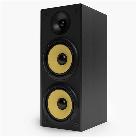 Tower Speaker 3D Max - 3D Model Sound Speaker, Speaker Box, Tv Remote, Remote Control ...