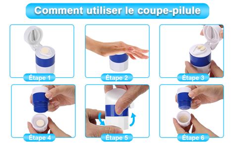 Coupe Pilule 3 En 1 Broyeur De Pilules Avec Compartiment De Rangement