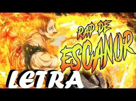 RAP DE ESCANOR Letra Ivangel Music YouTube