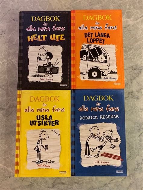 Dagbok för alla mina fans Jeff Kinney 4st Köp på Tradera 556459550