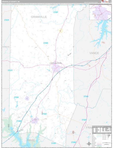 Granville County, NC Maps