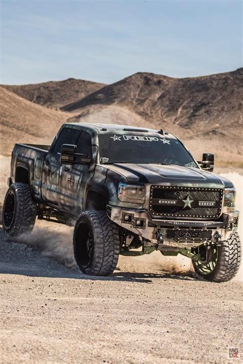 Camo Wrapped Gmc Sierra 2500 On Rbp Wheels Modifiedx