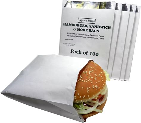 Foil Laminated Sandwich Bag Plain Silver 6x2x8 Jumbo