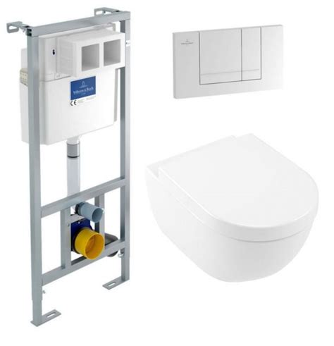 Villeroy And Boch Subway 20 Directflush Rimless Wall Hung Toilet With