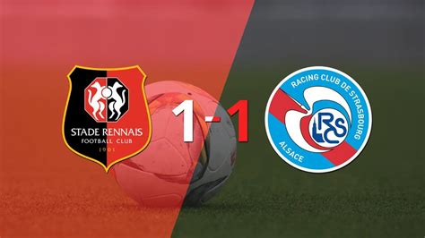 Stade Rennes Y Rc Strasbourg Se Repartieron Los Puntos En Un 1 A 1