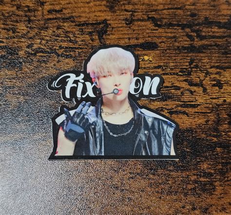 Ateez Mingi Fix On Sticker Use Code Off At Etsy