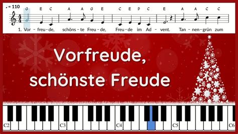 Vorfreude Sch Nste Freude Freude Im Advent Text Und Noten