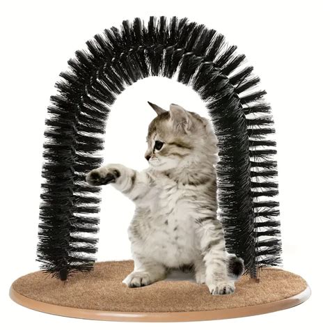 Arch Type Cat Scratcher Cat Self Grooming Brush Pet Cat Temu