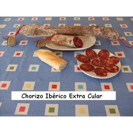 CHORIZO IBÉRICO EXTRA CULAR MITADES La Tienda de Extremadura