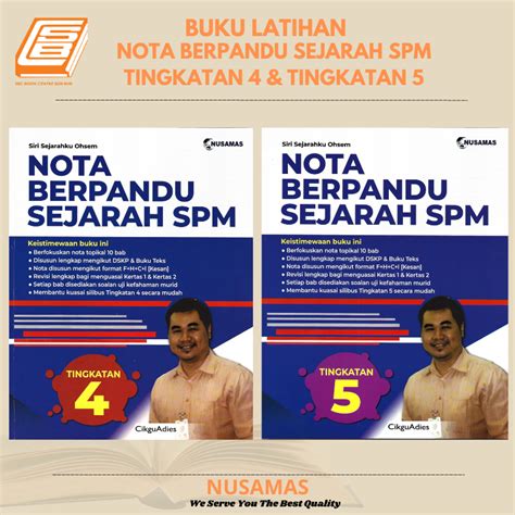 Sbcb Buku Nota Latihan Nota Berpandu Sejarah Spm Tingkatan