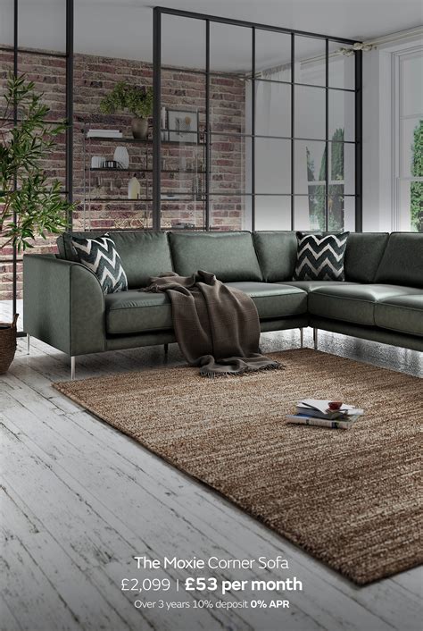 Corner Sofas Leather And Fabric Sofology