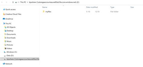 Tip 354 How To Mount An Azure Files Share In Windows Azure Tips And