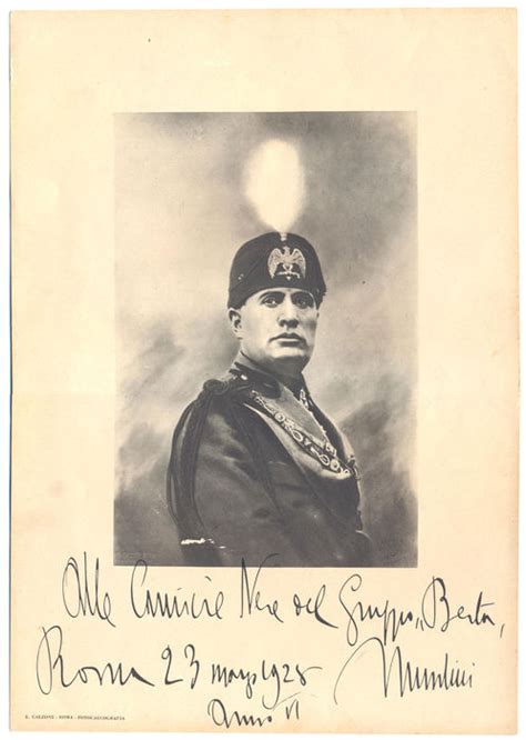 Benito Mussolini Poster