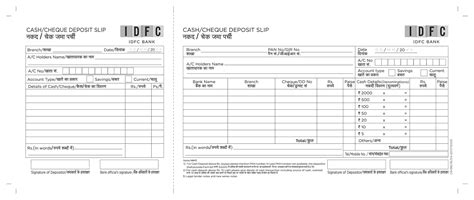 Free Printable Bank Deposit Slip Examples [Filled Out] +PDF