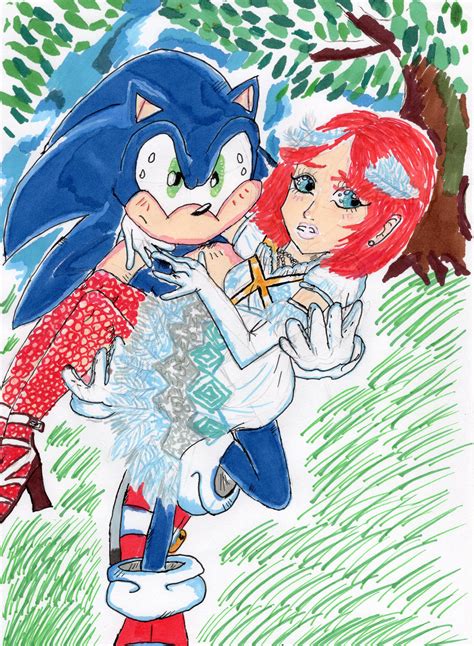 Sonic The Hedgehog And Elise By Thealicehime On Deviantart