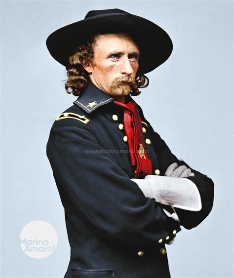 George Armstrong Custer 1865 R Colorizedhistory