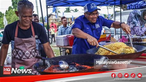 PRK Pelangai Datuk Mee Goreng Mamak Satu Siap Calon BN Tunjuk Skil