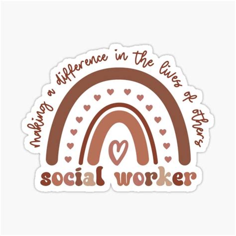 Social Worker Boho Rainbow Social Worker Graduation Ts Msw