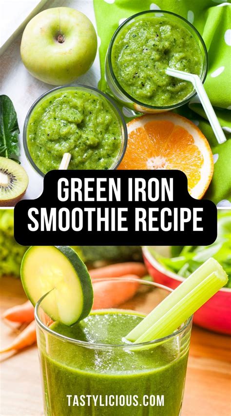 Green Smoothie Rich In Iron Anemia Fighting Green Smoothie Smoothie