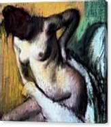 Nude Woman Drying Herself By Edgar Degas 1890 Painting By Edgar Degas