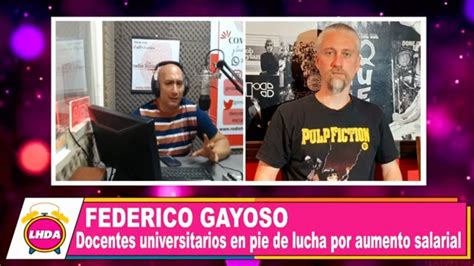 La Hora De Abbatemarco Entrevista A Federico Gayoso Youtube