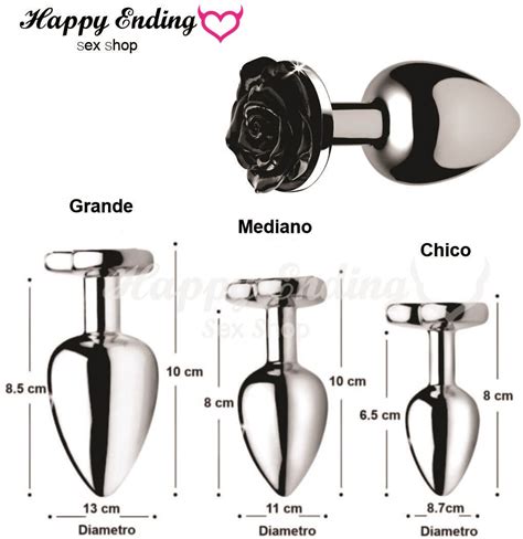 Plug Anal Rosa Negra Juguetes Sexualeshappy Ending Sex Shopadquierlo Hoy
