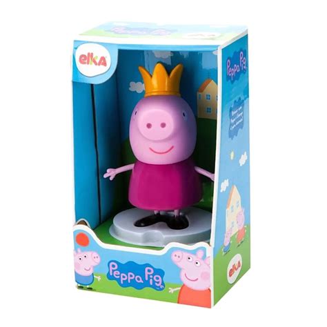 Boneca Peppa Pig Porquinha Vinil Princesa Original Elka Loja Zuza