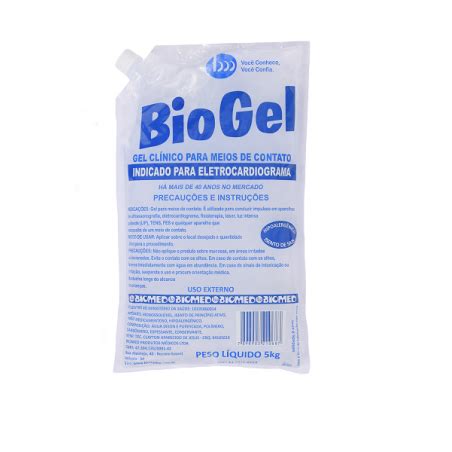 Gel Para ECG Bag 5000G Caixa C 02 Unidades